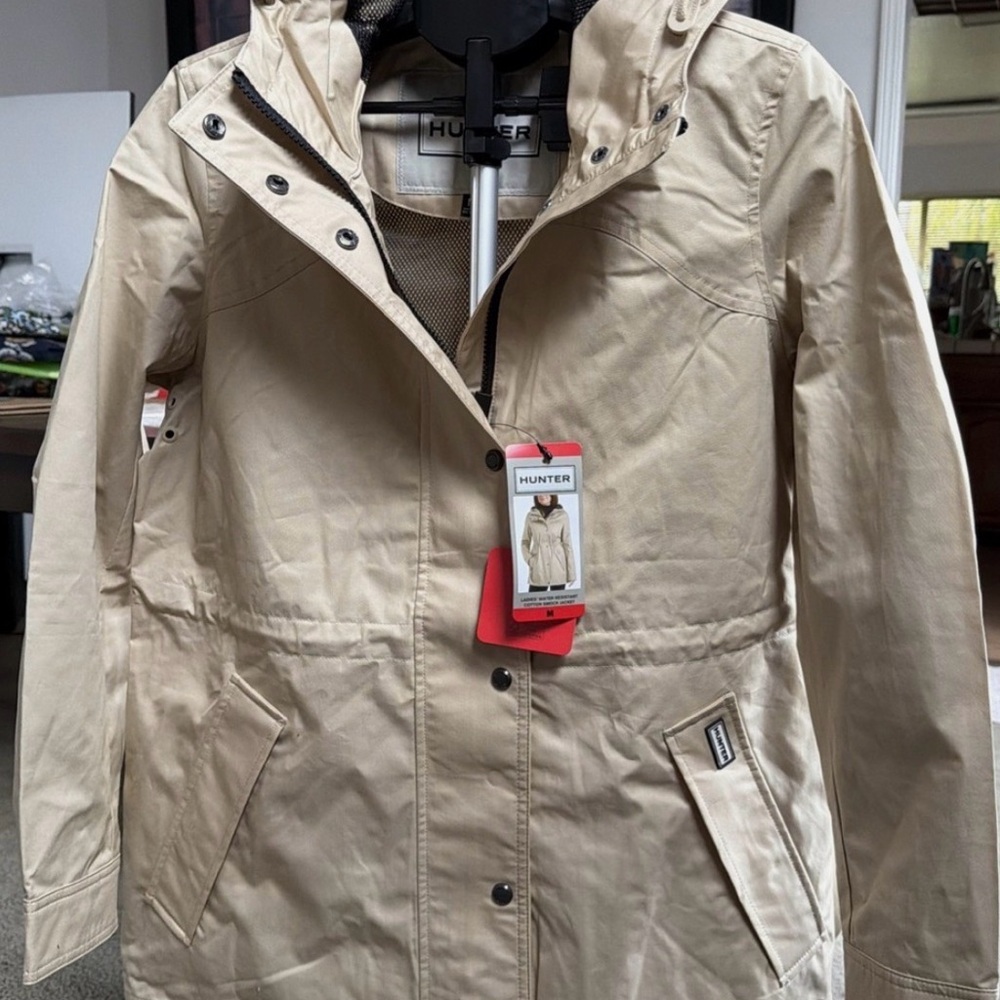 Hunter Women's Tan Hooded Jacket